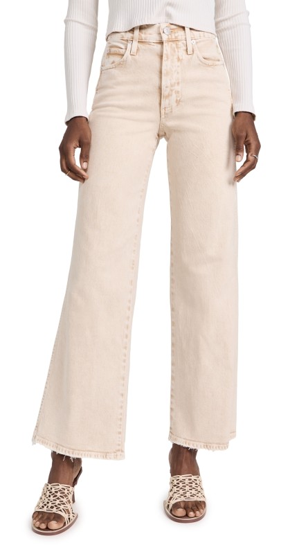 AMO Frida Wide Leg Jeans White Oak