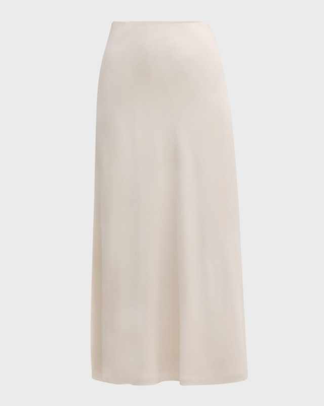 Couture Viscose Diagonal Flute Skirt
