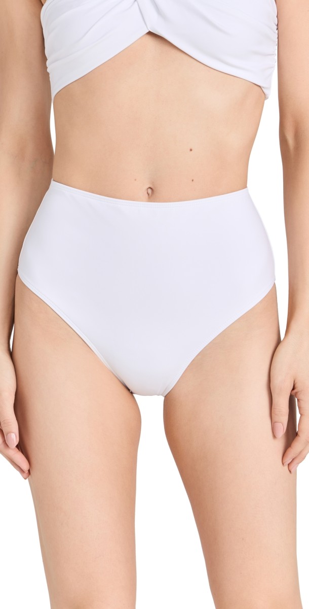 A. L.C. Isla Bikini Bottoms White