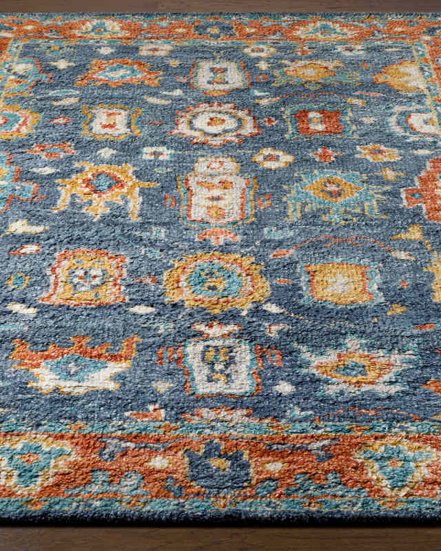 Raleigh Hand-Knotted Wool Rug, 6' x 9'