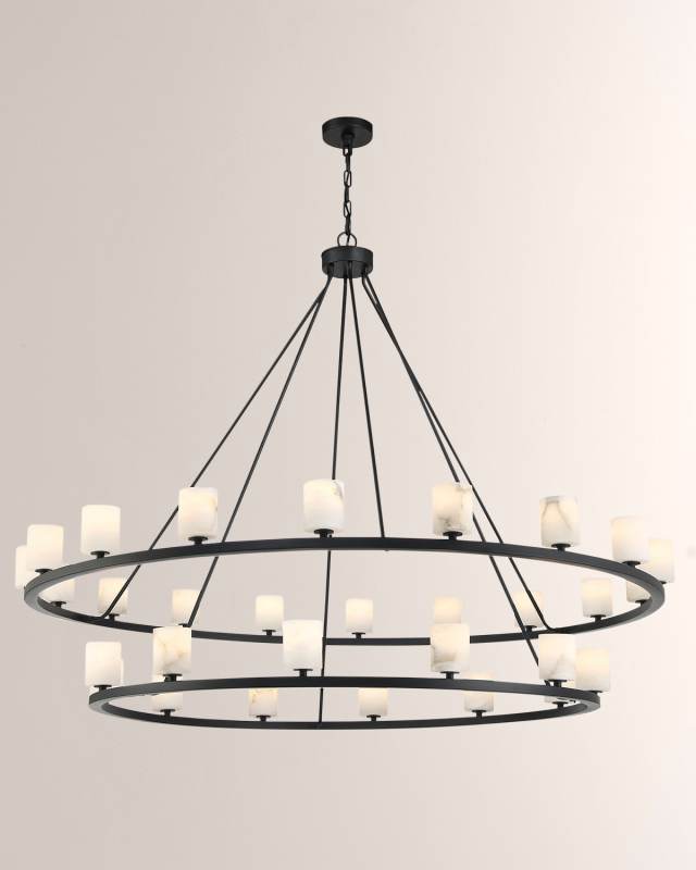 Aragon Two-Tier 30-Light Chandelier