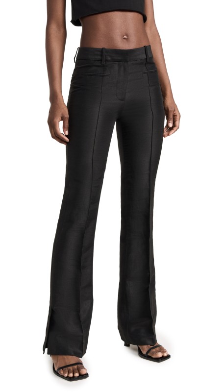 Helmut Lang Slby Linen Btct Trousers Black