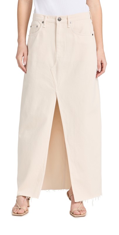 rag & bone Avery Maxi Skirt Ecru