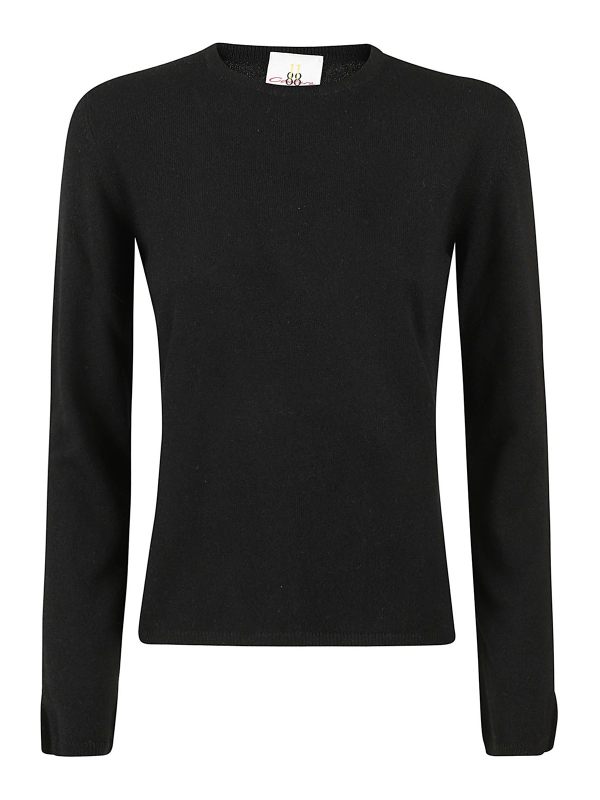Eleven88 Pull Col Rond - Noir