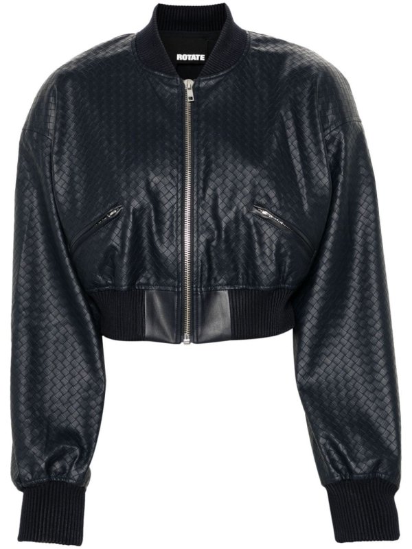 braided cropped jacket