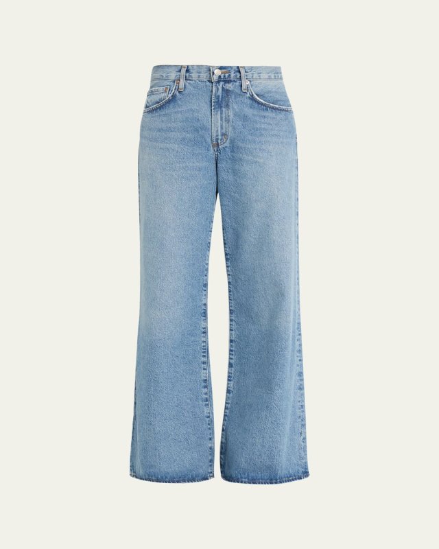 Clara Low-Rise Wide-Leg Jeans