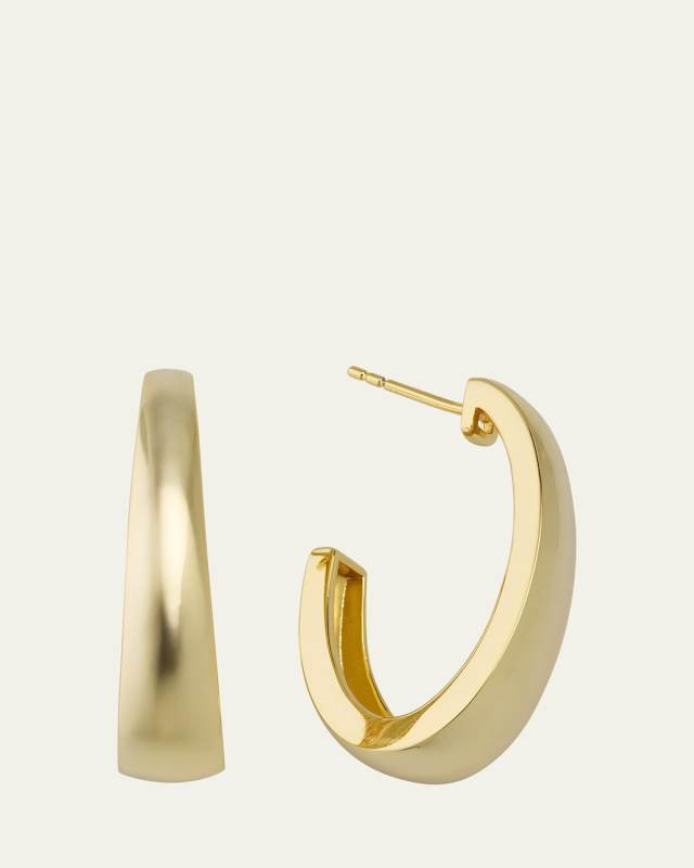Simone Gold-Plated Hoop Earrings