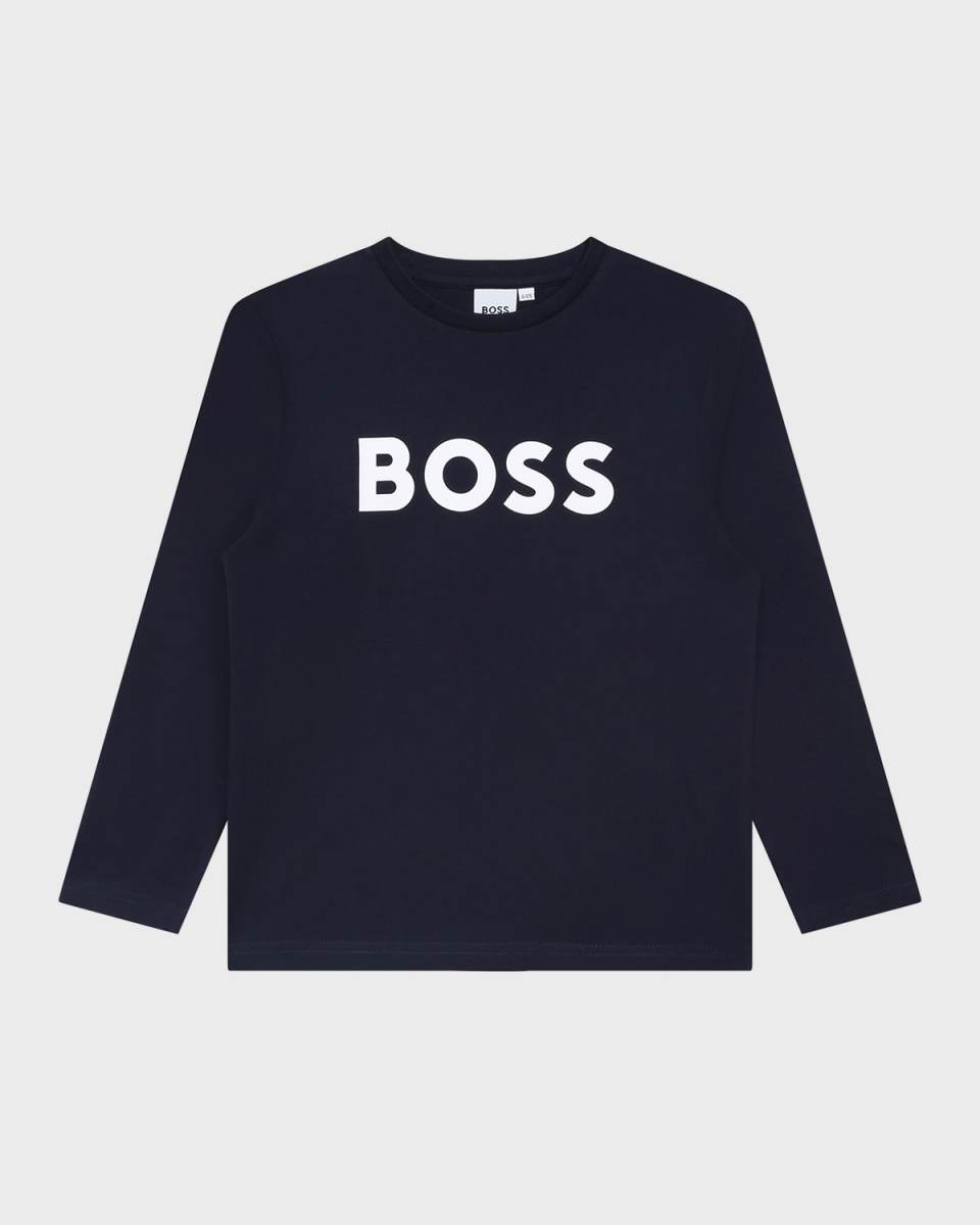Boy's Classic Logo-Print T-Shirt, Size 14-16