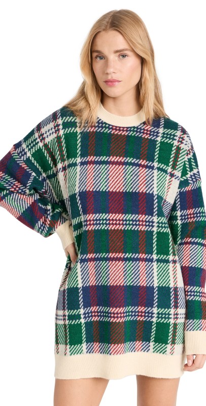 Show Me Your Mumu Ember Tunic Dress Holiday Plaid
