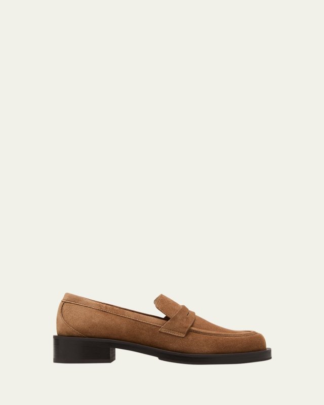 Palmer Suede Penny Loafers
