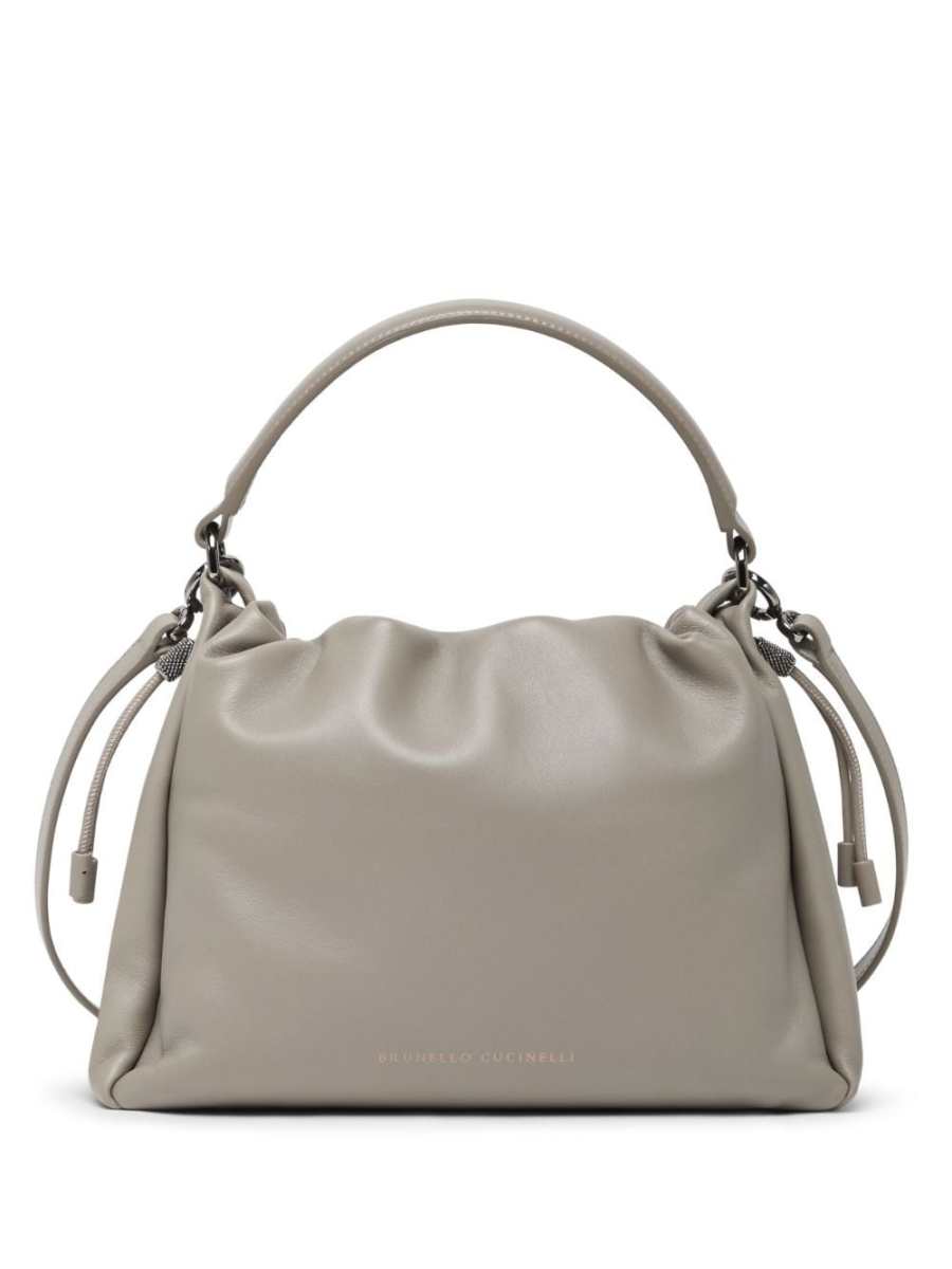 small Mellow leather bucket bag