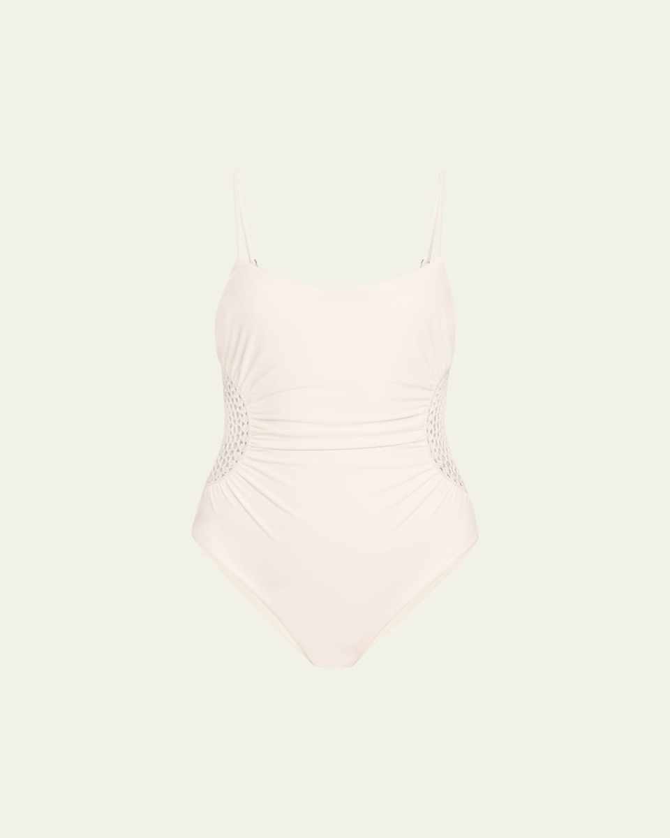Elliot Macrame Inset One-Piece Swimsuit