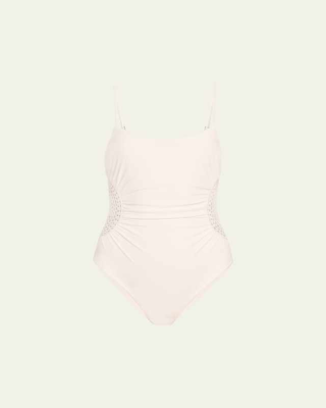 Elliot Macrame Inset One-Piece Swimsuit