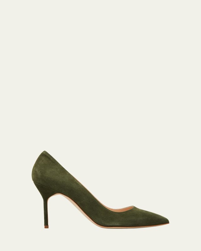 BB 90mm Suede Stiletto Pumps