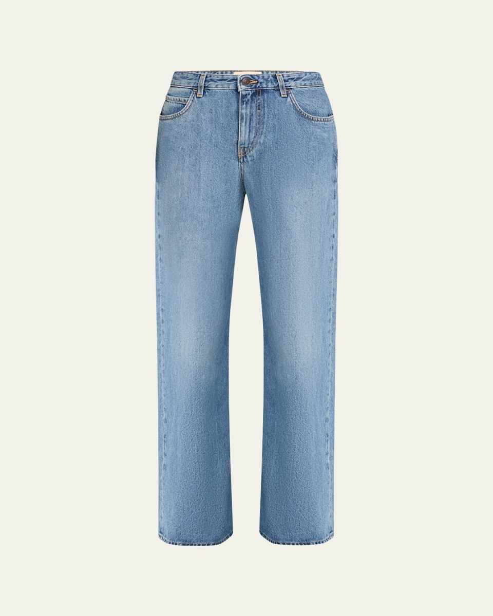 Eglitta Straight Leg Washed Jeans