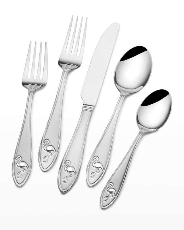 Flamingo 20-Piece Flatware Set