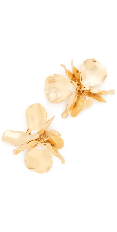 SHASHI Flower Cluster Earrings Yellow