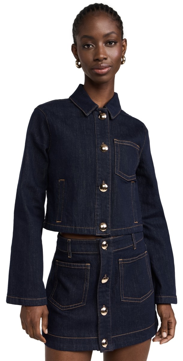 BARDOT Lorenzo Denim Shirt Dark