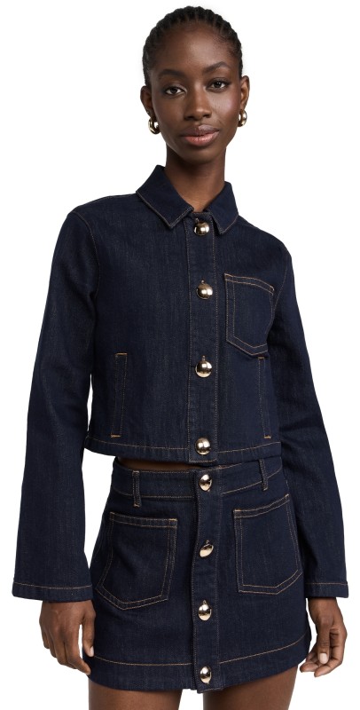 BARDOT Lorenzo Denim Shirt Dark