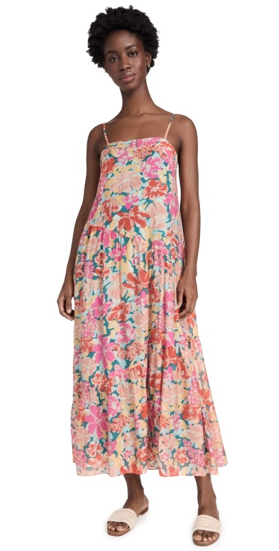 MINKPINK Valla Midi Dress Pink Floral