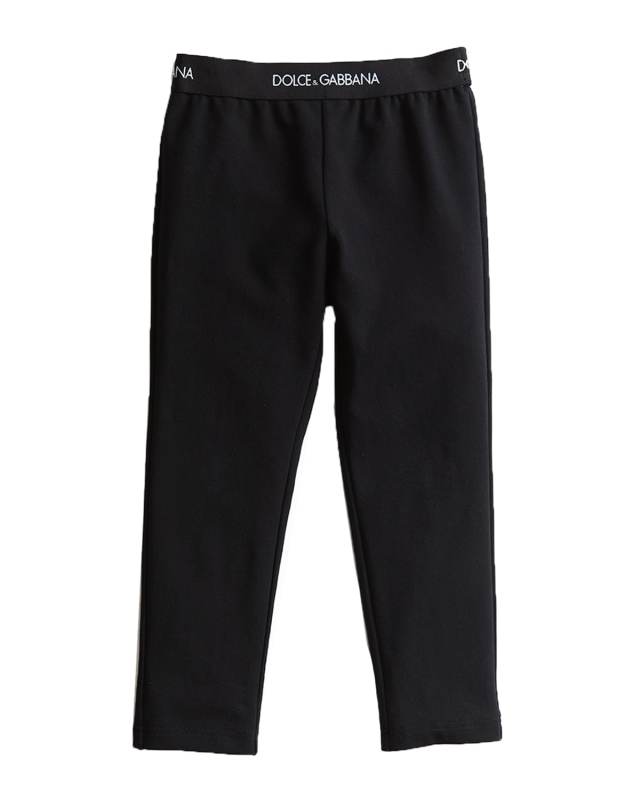 Girl's Logo-Print Leggings, Size 8-12