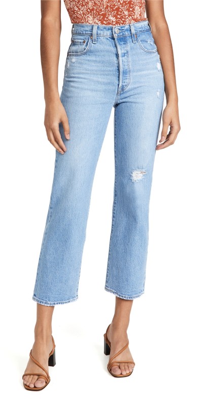 Levi's Ribcage Straight Ankle Jeans Samba Done