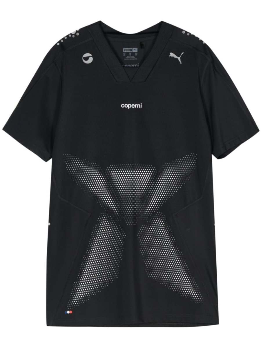 X Puma rubberised-logo T-shirt