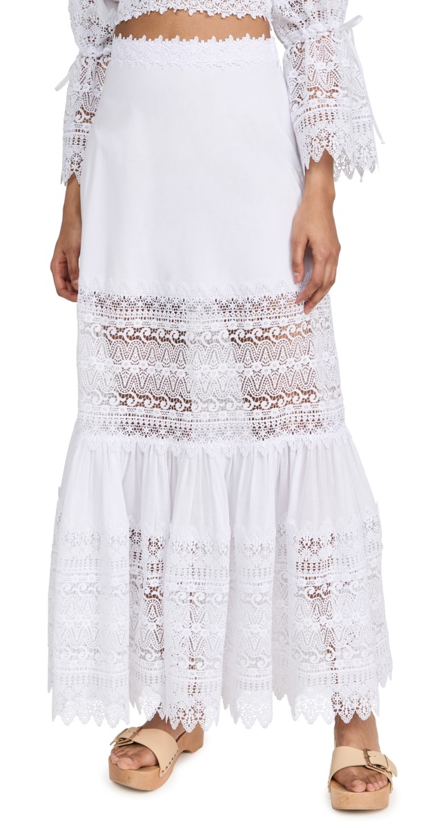 Charo Ruiz Viola Longkirt White