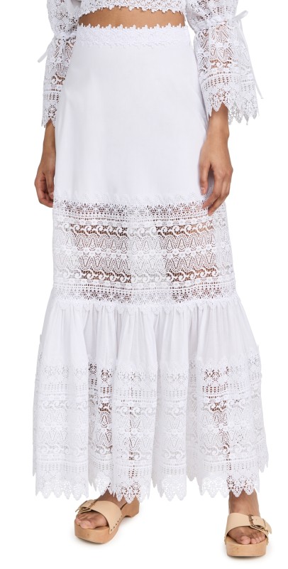 Charo Ruiz Viola Longkirt White