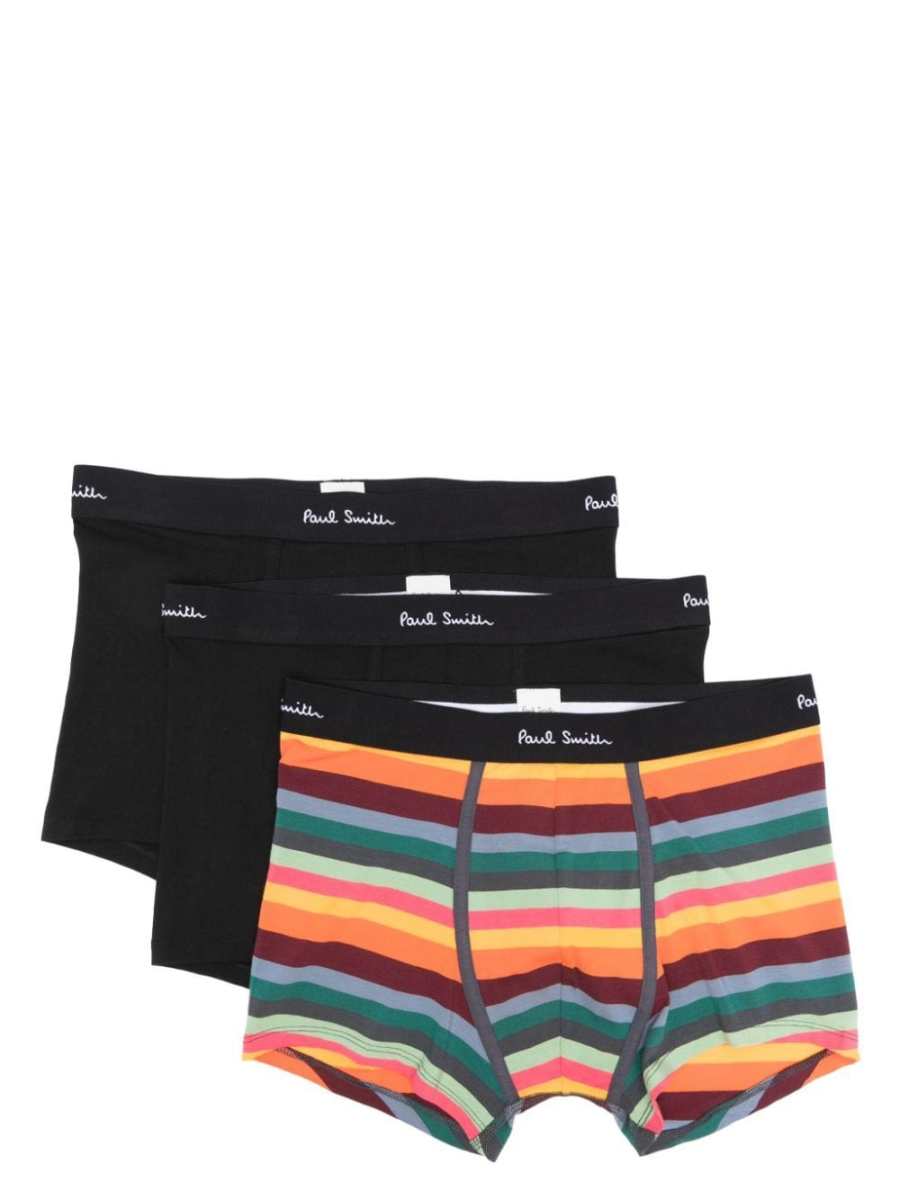 Signature Stripe logo-waistband boxer set