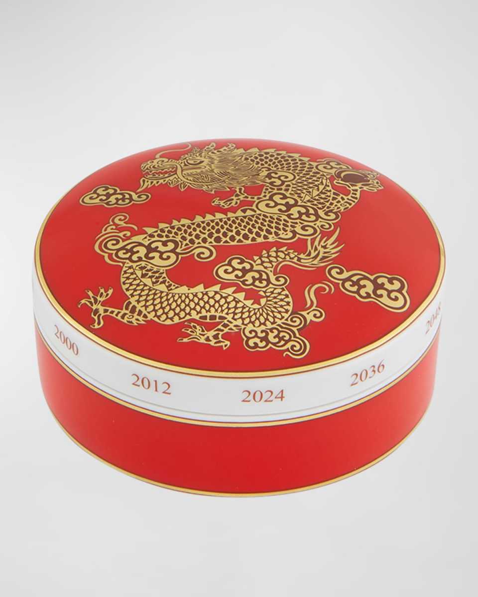 Large Round Dragon Box