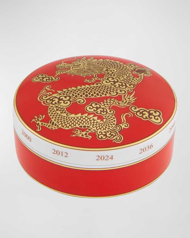 Large Round Dragon Box