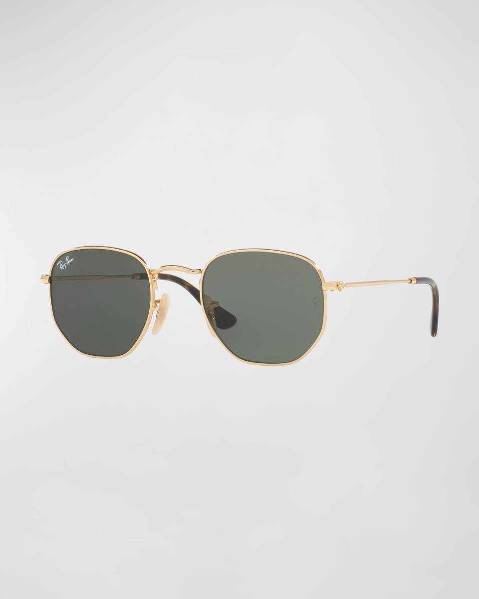 Square Metal Keyhole Sunglasses, 54MM