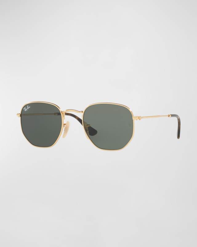 Square Metal Keyhole Sunglasses, 54MM
