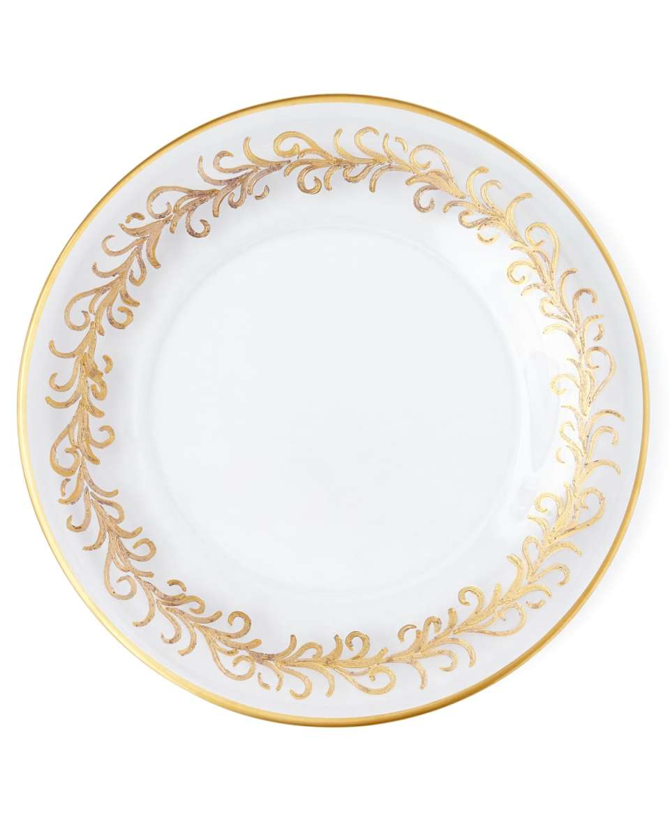 "Oro Bello" Dessert Plates, Set of 4