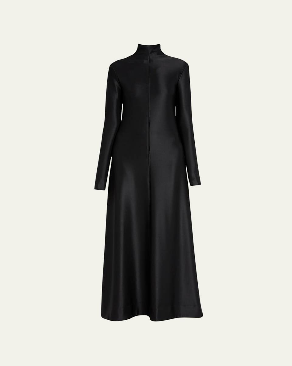 Long High-Neck Dress