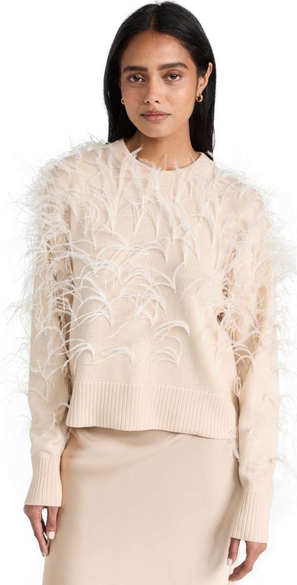 Tanya Taylorexia Knit Sweater Pebble