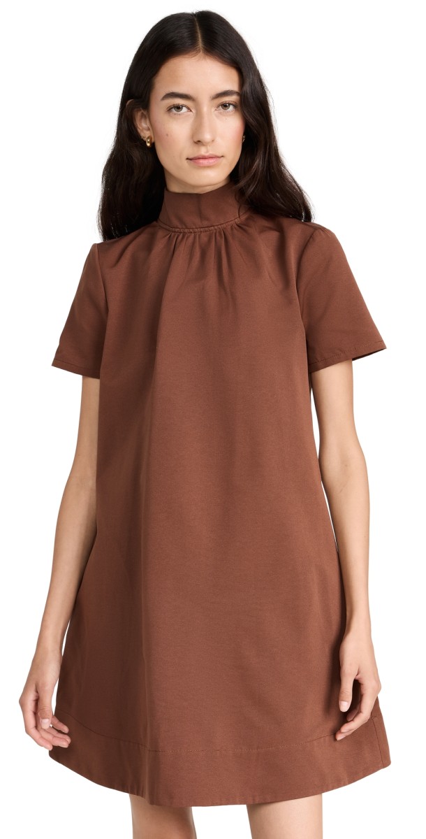 STAUD Mini Ilana Dress Clove