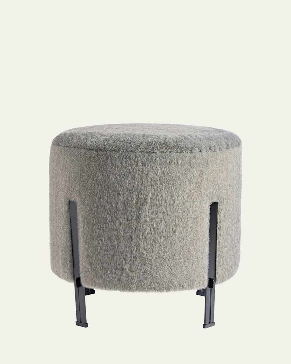 Bexley Faux Fur Stool
