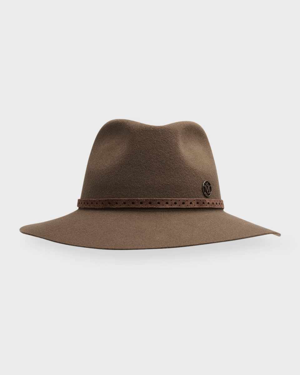 Henrietta Felt Fedora With Suede Belt