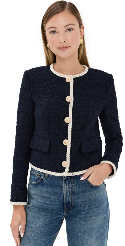 Veronica Beard Mabel Jacket Navy