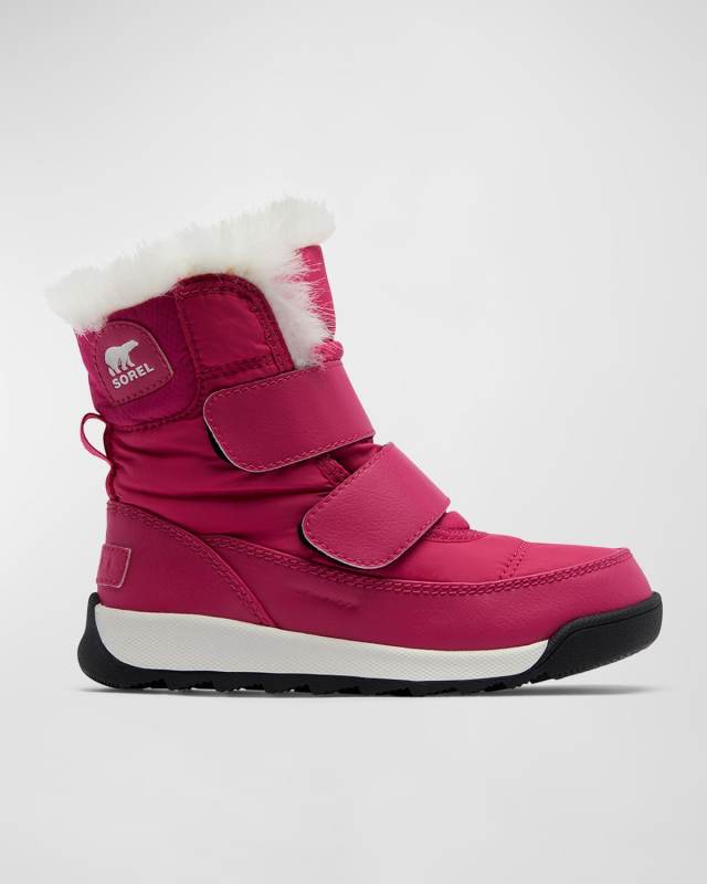 Kid's Whitney II Waterproof Winter Boots w/ Faux-Fur Trim