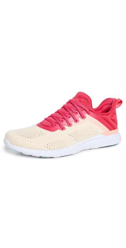 APL: Athletic Propulsion Labs TechLoom Tracer Sneakers Alabaster/Parade/Osiana Rose