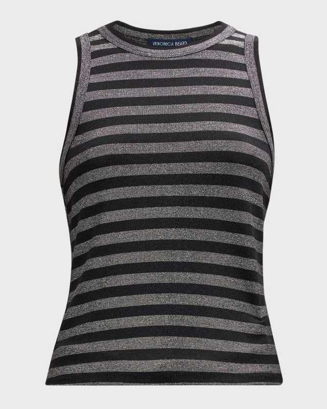 Jordyn Stripe Cropped Tank Top