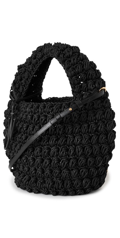 JW Anderson Popcorn Basket Bag Black