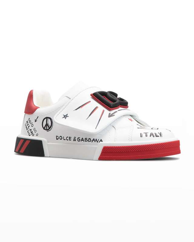 Kid's DG Graffiti Logo Low-Top Sneakers, Toddler/Kids