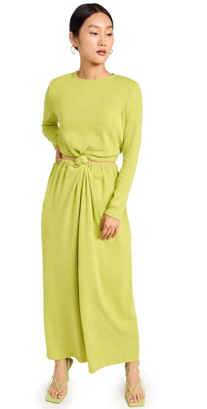 o. p.t Brendalyn Dress Chartreuse