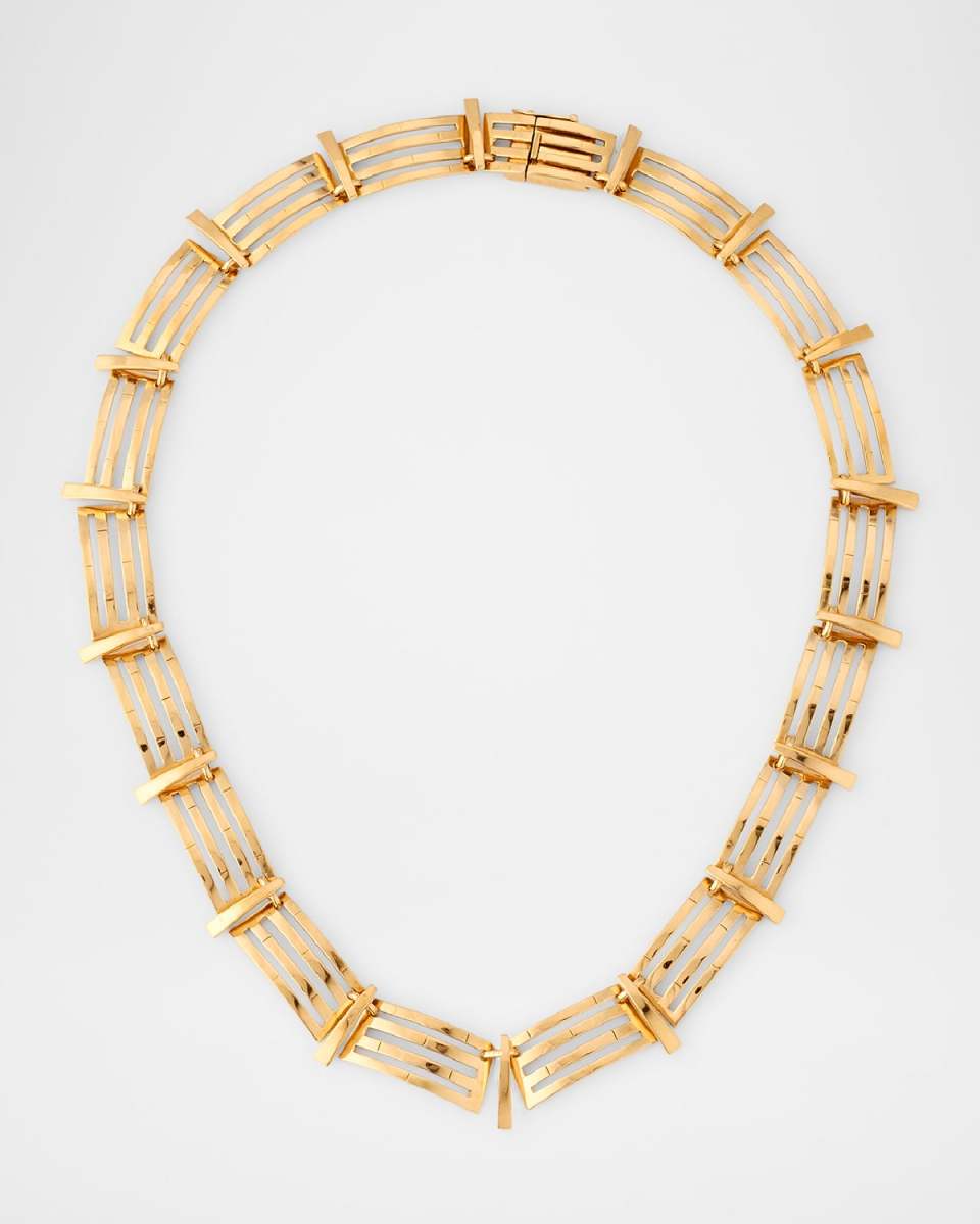 Estate Tiffany 14K Yellow Gold Link Necklace