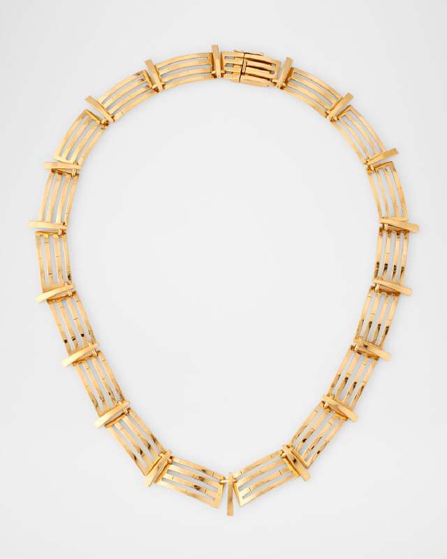 Estate Tiffany 14K Yellow Gold Link Necklace