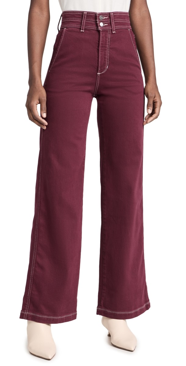 Joe's Jeans The Allana Wide Leg Pants Port Royale